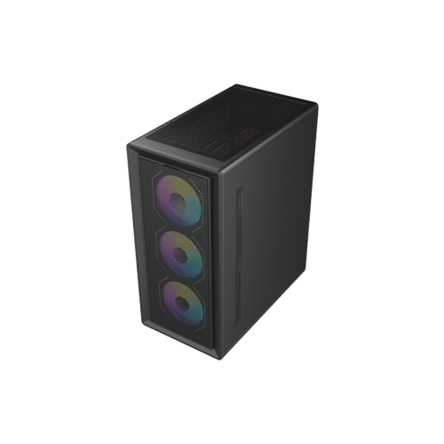 Корпус AOC CG450B 4F M-ATX/ITX 1xUSB2.0 1xUSB3.0 1xType-C 1xAudio/Mic 1x3.5" 2x2.5" Черный AOC-CG450-BF4V1R0UD-G