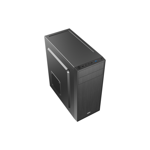 Корпус AOC CB114B ATX/M-ATX/ITX 2xUSB2.0 1xUSB3.0 1xAudio 1xMic Черный AOC-CB114-BEV1B-G