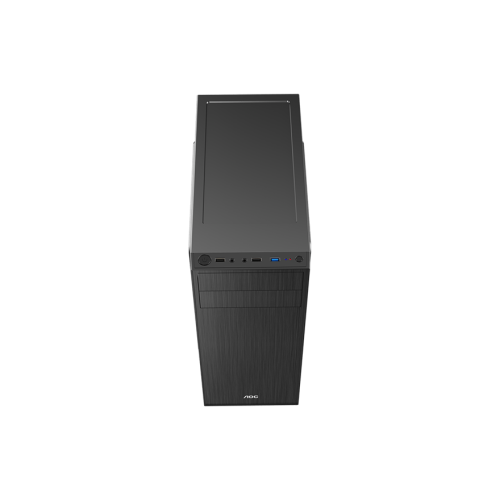Корпус AOC CB114B ATX/M-ATX/ITX 2xUSB2.0 1xUSB3.0 1xAudio 1xMic Черный AOC-CB114-BEV1B-G
