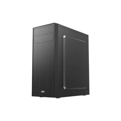 Корпус AOC CB114B ATX/M-ATX/ITX 2xUSB2.0 1xUSB3.0 1xAudio 1xMic Черный AOC-CB114-BEV1B-G