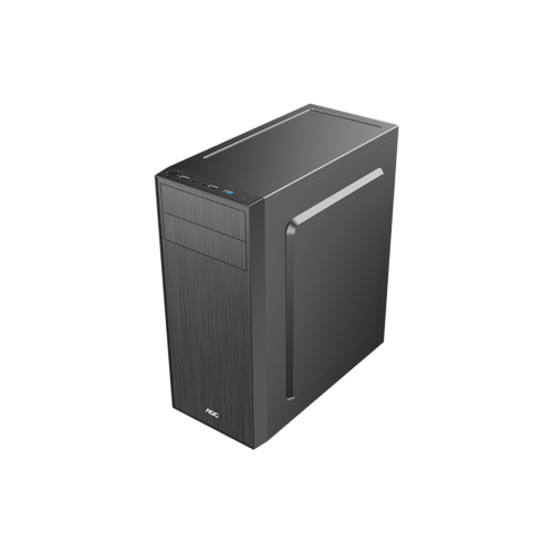 Корпус AOC CB114B ATX/M-ATX/ITX 2xUSB2.0 1xUSB3.0 1xAudio 1xMic Черный AOC-CB114-BEV1B-G