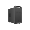 Корпус AOC CB104B M-ATX/ITX 2xUSB2.0 1xUSB3.0 1xAudio 1xMic 2x2.5" 2x3.5" 5.25" Optical Drive Bay, Kensington, Padlock - петля для навесного замка, Черный AOC-CB104-BEV1B-G