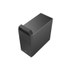 Корпус AOC CB104B M-ATX/ITX 2xUSB2.0 1xUSB3.0 1xAudio 1xMic 2x2.5" 2x3.5" 5.25" Optical Drive Bay, Kensington, Padlock - петля для навесного замка, Черный AOC-CB104-BEV1B-G