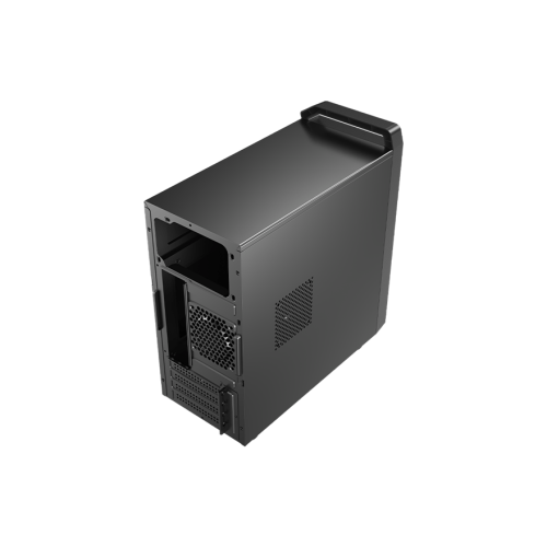 Корпус AOC CB104B M-ATX/ITX 2xUSB2.0 1xUSB3.0 1xAudio 1xMic 2x2.5" 2x3.5" 5.25" Optical Drive Bay, Kensington, Padlock - петля для навесного замка, Черный AOC-CB104-BEV1B-G
