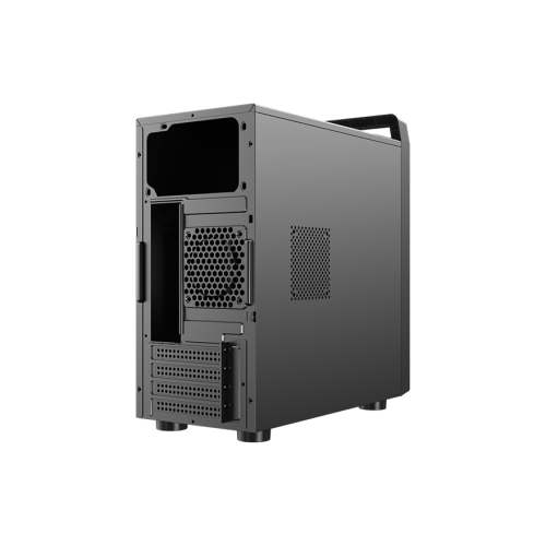 Корпус AOC CB104B M-ATX/ITX 2xUSB2.0 1xUSB3.0 1xAudio 1xMic 2x2.5" 2x3.5" 5.25" Optical Drive Bay, Kensington, Padlock - петля для навесного замка, Черный AOC-CB104-BEV1B-G
