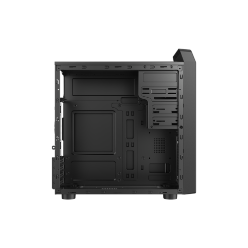 Корпус AOC CB104B M-ATX/ITX 2xUSB2.0 1xUSB3.0 1xAudio 1xMic 2x2.5" 2x3.5" 5.25" Optical Drive Bay, Kensington, Padlock - петля для навесного замка, Черный AOC-CB104-BEV1B-G