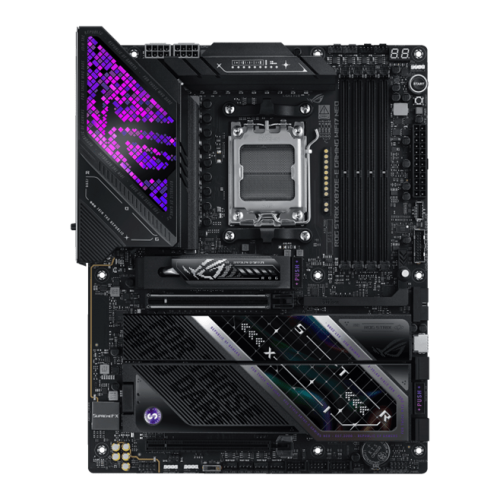 Материнская плата ASUS ROG STRIX X870E-E GAMING WIFI7 NEO AM5 X870E 4xDDR5 4xSATA RAID 5xM.2 1xPCIe5.0x16 1xHDMI 2xUSB4 11xUSB10Gbps (9xType-A+2xUSB Type-C) Wi-Fi7 1xRealtek5GbEthernet 2xAudioOut ATX, Черная