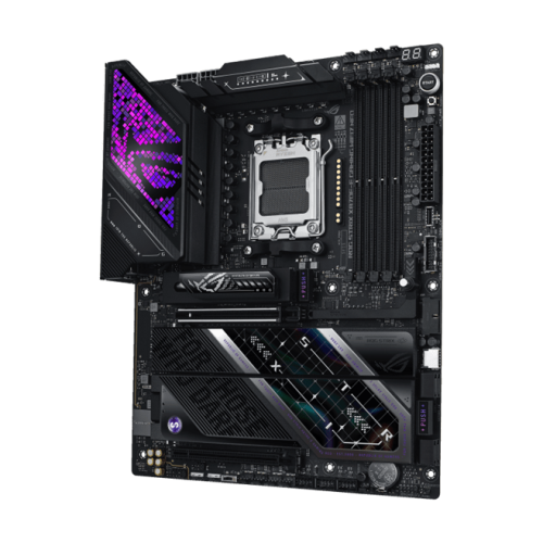 Материнская плата ASUS ROG STRIX X870E-E GAMING WIFI7 NEO AM5 X870E 4xDDR5 4xSATA RAID 5xM.2 1xPCIe5.0x16 1xHDMI 2xUSB4 11xUSB10Gbps (9xType-A+2xUSB Type-C) Wi-Fi7 1xRealtek5GbEthernet 2xAudioOut ATX, Черная