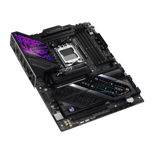 Материнская плата ASUS ROG STRIX X870E-E GAMING WIFI7 NEO AM5 X870E 4xDDR5 4xSATA RAID 5xM.2 1xPCIe5.0x16 1xHDMI 2xUSB4 11xUSB10Gbps (9xType-A+2xUSB Type-C) Wi-Fi7 1xRealtek5GbEthernet 2xAudioOut ATX, Черная