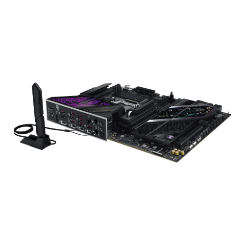 Материнская плата ASUS ROG STRIX X870E-E GAMING WIFI7 NEO AM5 X870E 4xDDR5 4xSATA RAID 5xM.2 1xPCIe5.0x16 1xHDMI 2xUSB4 11xUSB10Gbps (9xType-A+2xUSB Type-C) Wi-Fi7 1xRealtek5GbEthernet 2xAudioOut ATX, Черная