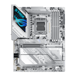 Материнская плата ASUS ROG STRIX X870E-A GAMING WIFI7 NEO AM5 X870E 4xDDR5 4xSATA RAID 4xM.2 1xPCIe5.0x16 1xHDMI 1xRealtek5GbEthernet Wi-Fi7 2xUSB4(Type-C) 6xUSB10Gbps 4xUSB 5Gbps 2xAudioOut 1xOpticalS/PDIF ATX, Белая