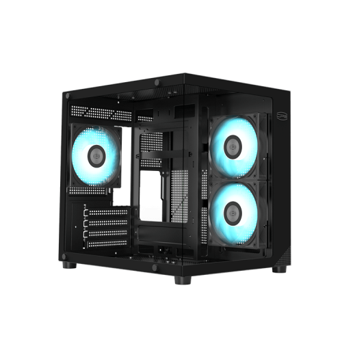 Корпус PCCooler C3T300 3AB BK M-ATX/ITX 1xUSB3.0 1xUSB2.0 1xAudioOut/Mic 1x3.5" 3x2.5" 3xFAN 120mm Black