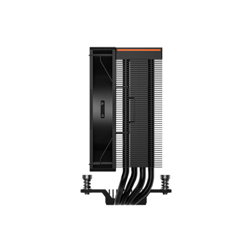 Вентилятор для процессора PCCooler RT400 Digital ARGB BK TDP 235W 4-pin LGA 1851/1700/1200/115x AM5/AM4, 500~2200±10%RPM, 73.32CFM, 34.9dBA, 4Pin PWM, Черный