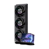 Водяное охлаждение для CPU PCCooler DX360Pro ARGB Display BK TDP 320W 115X/1200/1700/1851/AM4/AM5, Pump: 2600RPM±10%, 15dB(A), Fan: 500~3000 RPM±10%, 83CFM, 15~33.1 dB(A), IPS, 4 in×2, 480×480, Черный