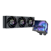 Водяное охлаждение для CPU PCCooler DX360Pro ARGB Display BK TDP 320W 115X/1200/1700/1851/AM4/AM5, Pump: 2600RPM±10%, 15dB(A), Fan: 500~3000 RPM±10%, 83CFM, 15~33.1 dB(A), IPS, 4 in×2, 480×480, Черный