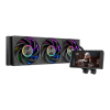 Водяное охлаждение для CPU PCCooler DT360 Max ARGB Display BK TDP 350W 115X/1200/1700/1851/AM4/AM5, Pump: 2600RPM±10%, 15dB(A), Fan: 500~3000RPM±10%, 83CFM, 15~33.1 dB(A), IPS, 5in, 1280x720, Черный