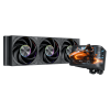 Водяное охлаждение для CPU PCCooler DV360 ARGB Display BK TDP 300W 115X/1200/1700/1851/AM4/AM5, Pump: 2600 RPM±10%, 15dB(A), Fan: 500~3000 RPM±10%, 83 CFM, 15~33.1 dB(A), AMOLED, 6.67 in, 2400×1080, Черный