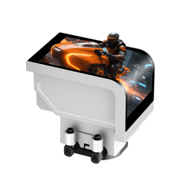 Водяное охлаждение для CPU PCCooler DV360 ARGB Display WH TDP 300W 115X/1200/1700/1851/AM4/AM5, Pump: 2600 RPM±10%, 15dB(A), Fan: 500~3000 RPM±10%, 83 CFM, 15~33.1 dB(A), AMOLED, 6.67 in, 2400×1080, Белый