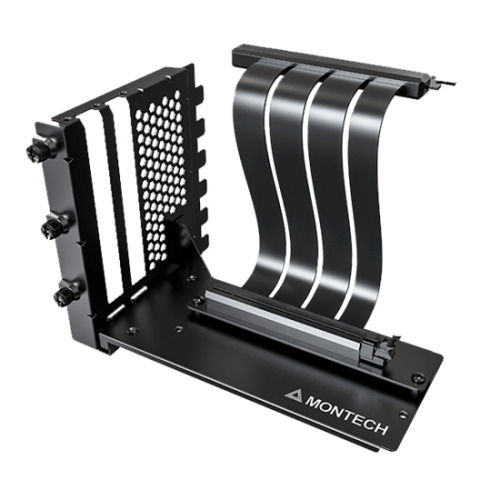 Вертикальный держатель видеокарты Montech VGM2 (B) PCIe 5.0x16/Up to 3 PCIe Slots/244mm Черный