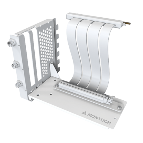 Вертикальный держатель видеокарты Montech VGM2 (W) PCIe 5.0x16/Up to 3 PCIe Slots/244mm Белый
