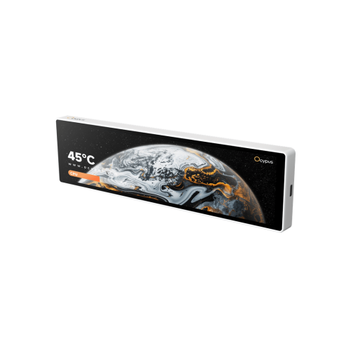 Универсальный экран 9,16" Ocypus Sigma ES916 WH IPS/1920x462/60Hz/400cd/m2/Plastic,Tempered Glass/Белый Sigma-ES916-WHN00XXX-GL