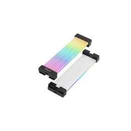 Светящийся ARGB кабель для MB Ocypus Delta EK24 BK ARGB 12 светящихся полос/80 светодиодов/3-Pin/Silicon,ABS,PC/500mm+50mm/Черный Delta-EK24-BKA00XXX-GL