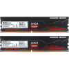 Оперативная память с радиатором 32GB Kit (2x16GB) DDR4 3600MHz AMD Radeon R9 Gamer Series CL18, PC4-28800, 18-22-22-42, 1.35V Black, R9S432G3606U2K