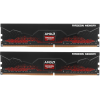 Оперативная память с радиатором 32GB Kit (2x16GB) DDR4 3600MHz AMD Radeon R9 Gamer Series CL18, PC4-28800, 18-22-22-42, 1.35V Black, R9S432G3606U2K