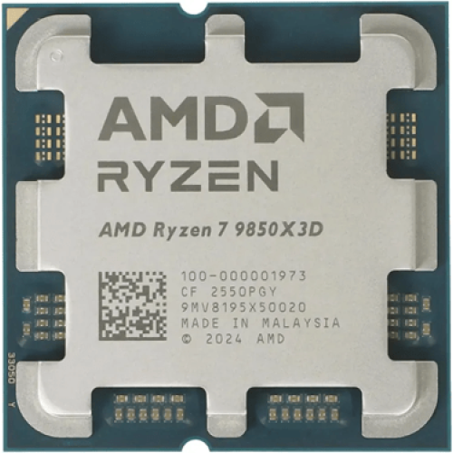 Процессор AMD Ryzen 7 9850X3D 4,7Гц (5,6ГГц Turbo) 8-ядер 16-потоков, 8MB L2, 96MB L3, 120W, AM5 OEM 100-000001973