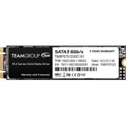 Твердотельный накопитель  512GB SSD TeamGroup MS30 M.2 SATA 2280 R530Mb/s W430MB/s TM8PS7512G0C101