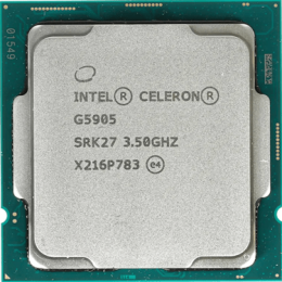 Процессор Intel Celeron G5905 3,5 GHz 2Mb 2/2 Comet Lake Lake Intel® UHD Graphics 610 58W FCLGA1200 Tray