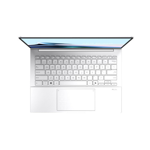 Ноутбук, ASUS Zenbook 14 UX3405CA-QD1704W, 90NB14W2-M02F50, 14",FHD+ 1920x1200, OLED, 60Hz, Core Ultra 5 225H, 16GB LPDDR5X, 512GB SSD Gen4, Intel Arc Graphics, Windows 11 Home, Серебряный