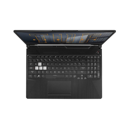 Ноутбук, ASUS TUF Gaming A15 FA506NCG-HN433W, 90NR0JF7-M010A0, 15,6", FHD 1920x1080, IPS, 144Hz, Ryzen 7 155, 8GB DDR5, 512GB M.2 NVMe SSD Gen4, NVIDIA GeForce RTX3050, 4GB GDDR6, Win 11 Home, Черный