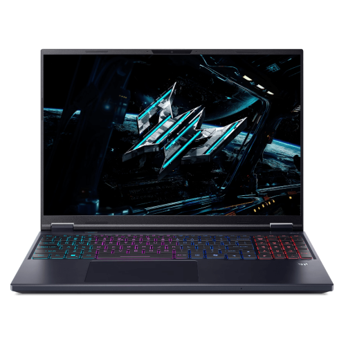 Ноутбук Acer Predator Helios Neo 16 AI/ PHN16-73/ 16" WQXGA 240Hz DCI-P3 100%/ Intel Core Ultra 9 275HX/ NVIDIA GeForce RTX 5070 Ti 12GB GDDR7/ 16GB DDR5 RAM/ 1024GB PCIe NVMe SSD/ Wi-Fi 6E + BT/ MicroSD/ 90Wh/ Black/ Без ОС