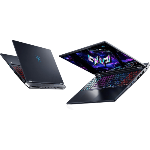 Ноутбук Acer Predator Helios Neo 16 AI/ PHN16-73/ 16" WQXGA 240Hz DCI-P3 100%/ Intel Core Ultra 9 275HX/ NVIDIA GeForce RTX 5070 Ti 12GB GDDR7/ 16GB DDR5 RAM/ 1024GB PCIe NVMe SSD/ Wi-Fi 6E + BT/ MicroSD/ 90Wh/ Black/ Без ОС