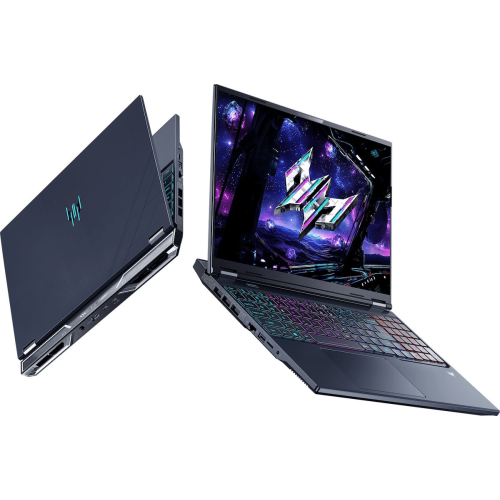 Ноутбук Acer Predator Helios Neo 16 AI/ PHN16-73/ 16" WQXGA 240Hz DCI-P3 100%/ Intel Core Ultra 9 275HX/ NVIDIA GeForce RTX 5070 Ti 12GB GDDR7/ 16GB DDR5 RAM/ 1024GB PCIe NVMe SSD/ Wi-Fi 6E + BT/ MicroSD/ 90Wh/ Black/ Без ОС