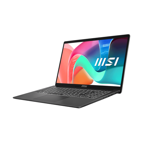 Бизнес Ноутбук MSI Modern 15 F13MG-275XKZ, 15.6" FHD, IPS, Core i3-1315U 4.5GHz/ 8GB DDR4 512GB*1 NVMe Gen4x4 SSD/ Intel® Iris® Xe Graphics /Dos/ Platinum Gray