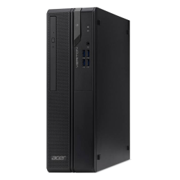 ПК Acer Veriton VX2710G / SFF / Intel Core i5 14400 / 8 ГБ DDR4 3200 / 512 ГБ M.2 PCIe NVME SSD / Intel UHD Graphics / 180 Вт 80+Bronze / Gigabit LAN / HD аудио-адаптер / Проводные USB Клавиатура (каз/рус/англ) + Мышь / Windows 11 Pro