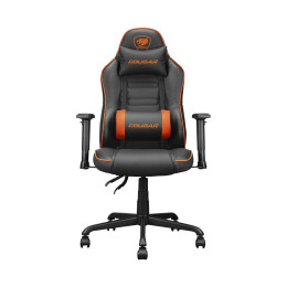 Игровое компьютерное кресло, Cougar, Fusion S, Искусственная кожа PU AIR, (Ш)54(71)*(Г)51*(В)114(122) см, Чёрно-Оранжевый