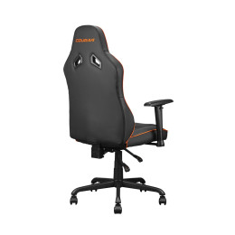 Игровое компьютерное кресло, Cougar, Fusion S, Искусственная кожа PU AIR, (Ш)54(71)*(Г)51*(В)114(122) см, Чёрно-Оранжевый