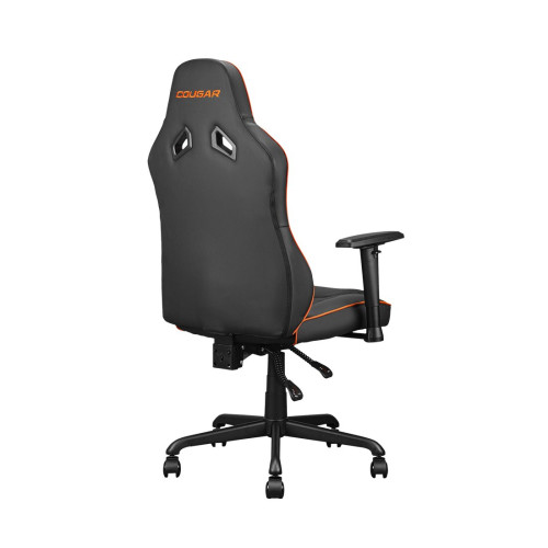 Игровое компьютерное кресло, Cougar, Fusion S, Искусственная кожа PU AIR, (Ш)54(71)*(Г)51*(В)114(122) см, Чёрно-Оранжевый
