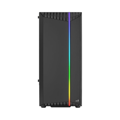 Компьютерный корпус, Aerocool, Bionic-G-BK-v2, ATX/Micro ATX, USB 2*3.0/1*2.0, HD-Audio+Mic, Кулер 1*12см RGB, Высота процессорного кулера до 158 мм, Длина VGA до 297мм (без переднего радиатора), 2*3.5"/4*2.5", Толщина 0,5мм, 450x206x372мм, Без Б/П, Чёрны