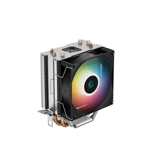 Кулер для процессора, Deepcool, AG300 LED R-AG300-BKLNMN-G, Intel 1851/1700/1200/115х и AMD AM5/AM4, 150W, 120мм 6-Color LED, 500- 3050±10% об/м, 32,5CFM, 30,5dB(A), 4pin, 119х77х129мм, Серебристый