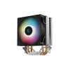 Кулер для процессора, Deepcool, AG300 LED R-AG300-BKLNMN-G, Intel 1851/1700/1200/115х и AMD AM5/AM4, 150W, 120мм 6-Color LED, 500- 3050±10% об/м, 32,5CFM, 30,5dB(A), 4pin, 119х77х129мм, Серебристый