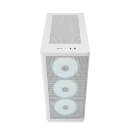 Компьютерный корпус, Aerocool, APNX C1 WH (C1-R-WT-v1), ATX/Micro ATX, USB 1*Type C/2*3.0 , HD-Audio+Mic, Кулер 4*12см ARGB, Высота процессорного кулера до 166 мм, Длина VGA до 395мм, 3*3.5
