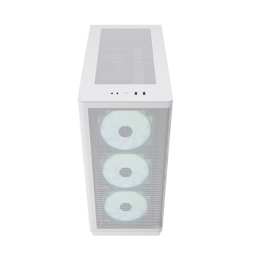Компьютерный корпус, Aerocool, APNX C1 WH (C1-R-WT-v1), ATX/Micro ATX, USB 1*Type C/2*3.0 , HD-Audio+Mic, Кулер 4*12см ARGB, Высота процессорного кулера до 166 мм, Длина VGA до 395мм, 3*3.5"/3*2.5", Толщина 0,8мм, 502x230x464мм, Без Б/П, Белый