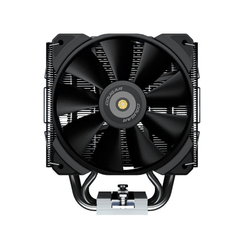 Кулер для процессора, Cougar, Forza 85, Intel 20xx/1851/1366/1700/1200/115х и AMD AM4/AM3(+)/AM2(+)/FM2(+)/FM1, 220W, 120мм, 600-2000±10%/об/м, 82.48/143.53 CFM, 31.68 dB(A), 4pin, 135х110x160мм, Черный