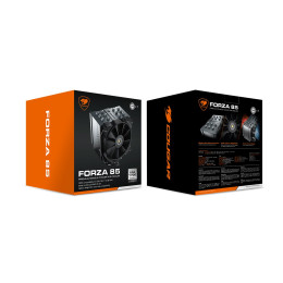 Кулер для процессора, Cougar, Forza 85, Intel 20xx/1851/1366/1700/1200/115х и AMD AM4/AM3(+)/AM2(+)/FM2(+)/FM1, 220W, 120мм, 600-2000±10%/об/м, 82.48/143.53 CFM, 31.68 dB(A), 4pin, 135х110x160мм, Черный