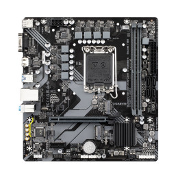 Материнская плата, Gigabyte, B760M H DDR4 (4719331854645), LGA1700, iB760, 2xDDR4 2666/2933/3000/3200, 4xSATA3, 2xM.2 (PCI-E 4.0x4/x2), Raid, 1xD-Sub, 1xHDMI, 1xPCI-Ex16, 1xPCI-Ex1, mATX