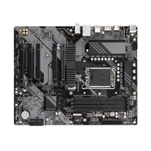 Материнская плата, Gigabyte, B760 DS3H (4719331853136), LGA1700, iB760, 4xDDR5 4000/4800/7600(OC), 4xSATA3, 2xM.2 (PCI-E 4.0x4/x2), Raid, 1хDP, 1xHDMI, 5xPCI-Ex16, ATX